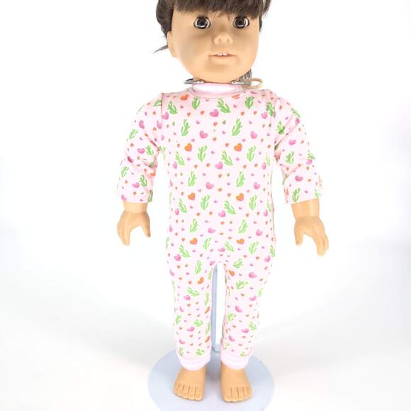 Our Generation OG by Battat Pale Pink Onesie / One Piece Pajama for 18" Dolls GC - Picture 1 of 14
